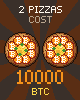 Poster: two pizzas cost 10000 BTC